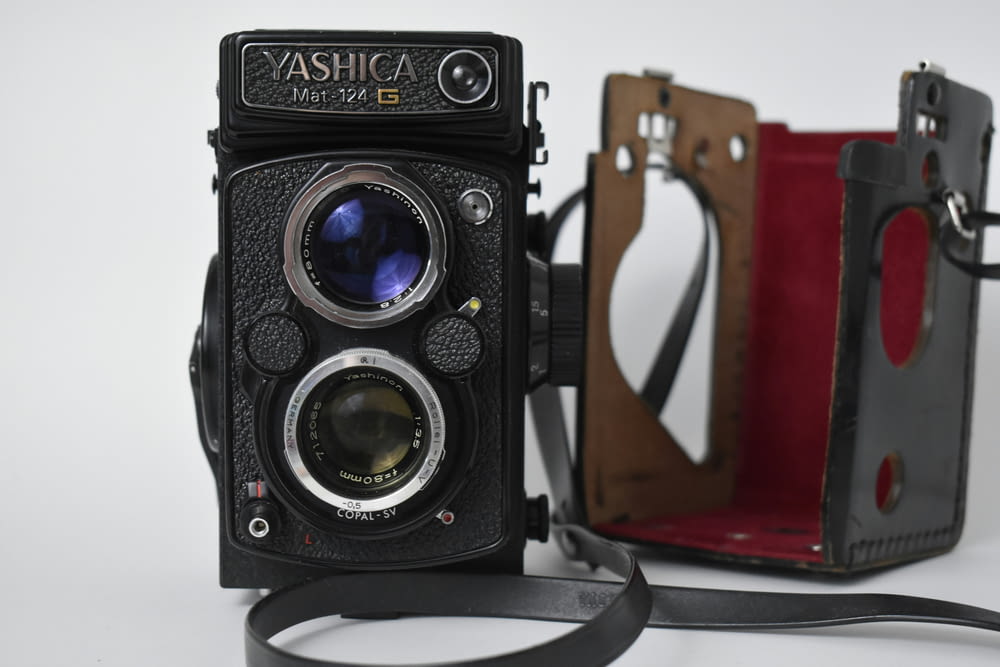 black Yashica mirrorless camera