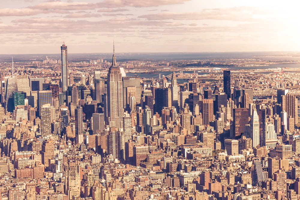 aerial photography of New York during daytime