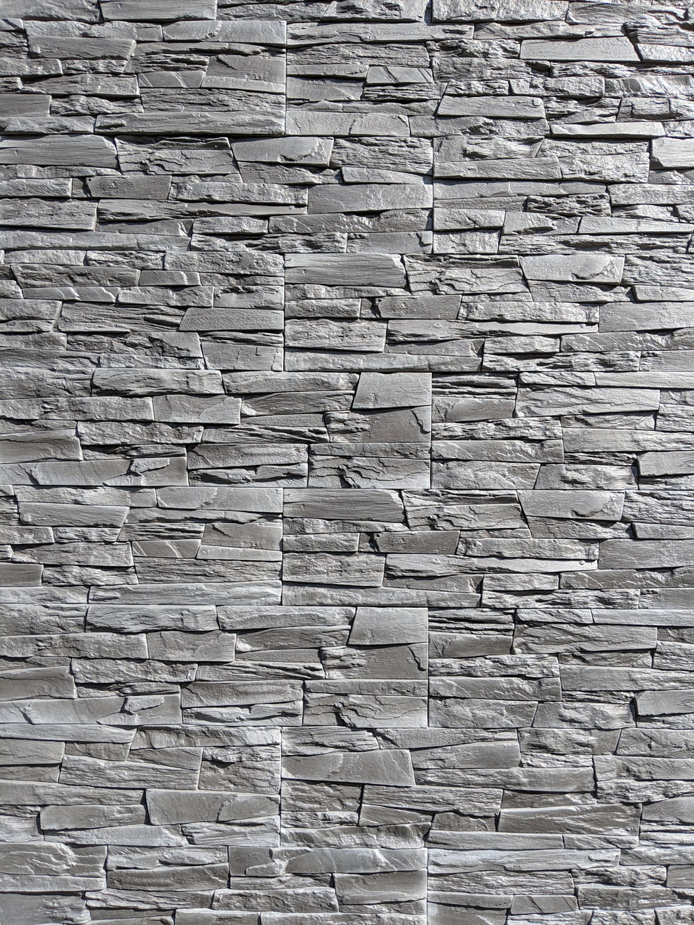 revestimiento de pared de piedra gris