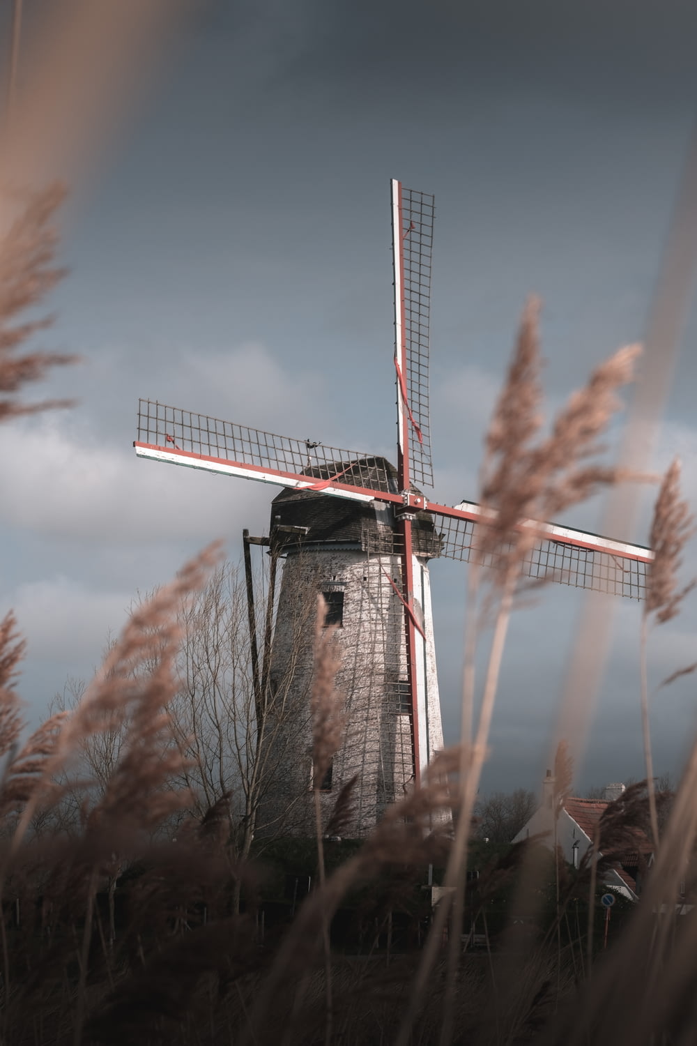 gray windmill