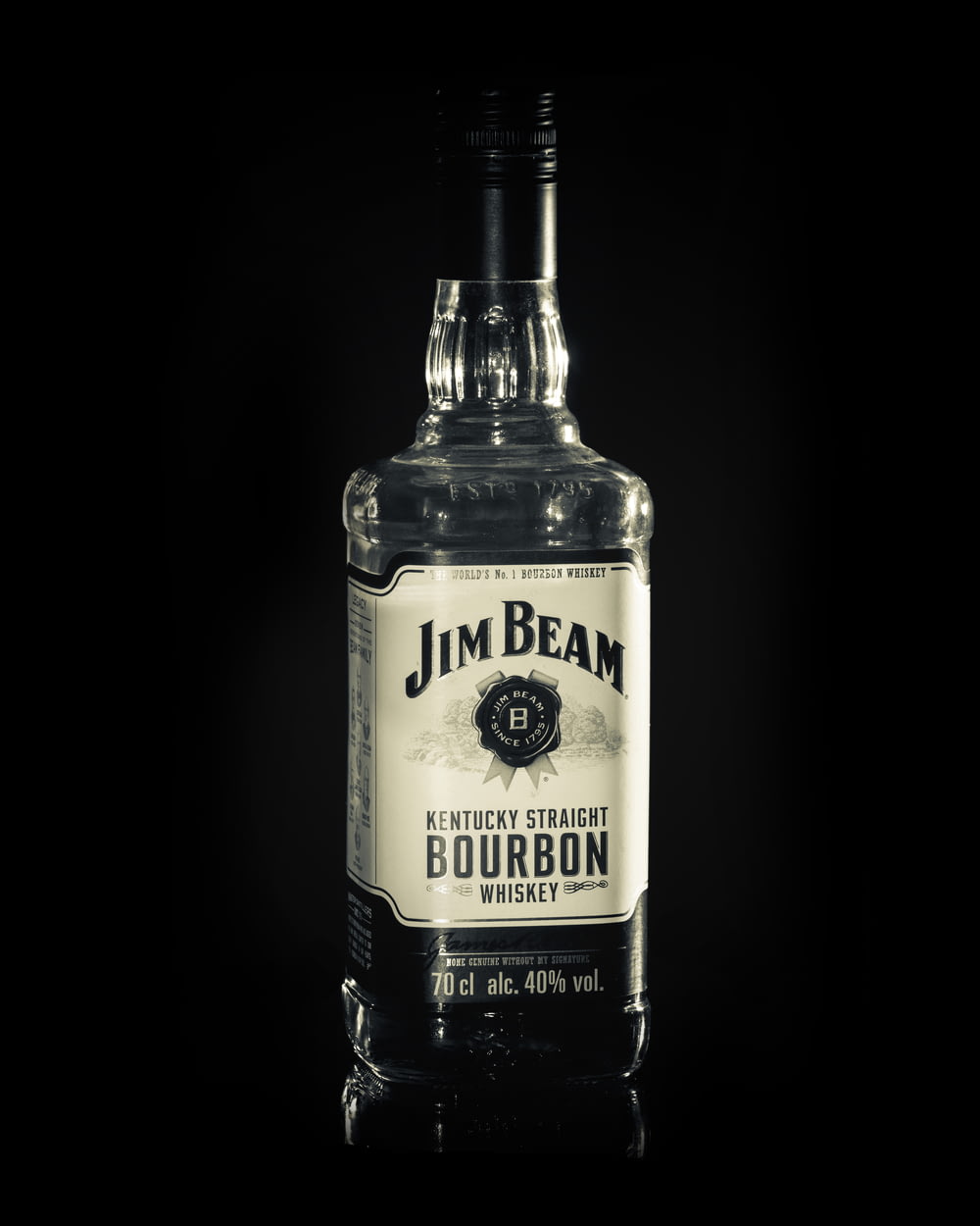 Jim Beam Bourbon bottle