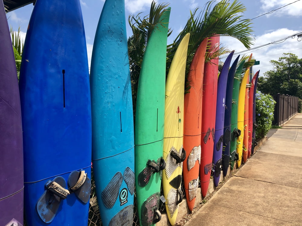 surfboards fence