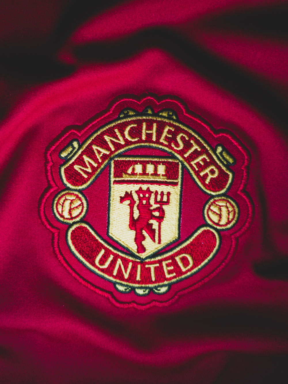 red Manchester United shirt