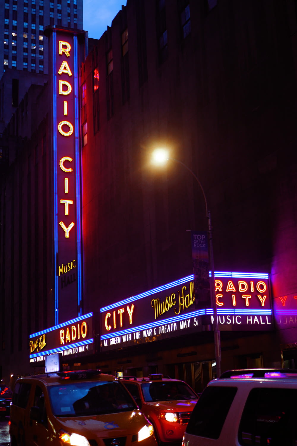 Radio City neon signage