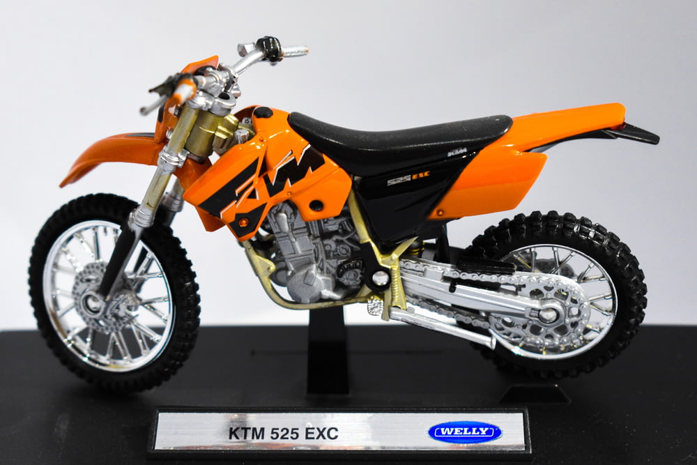 orange KTM motocross dirt bike
