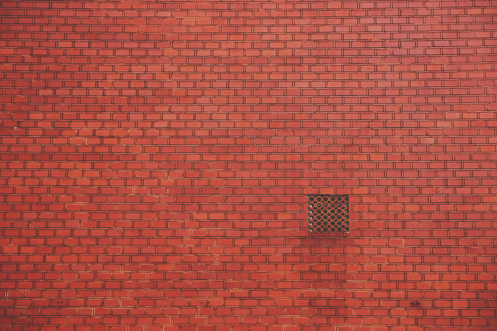 orange brick wall