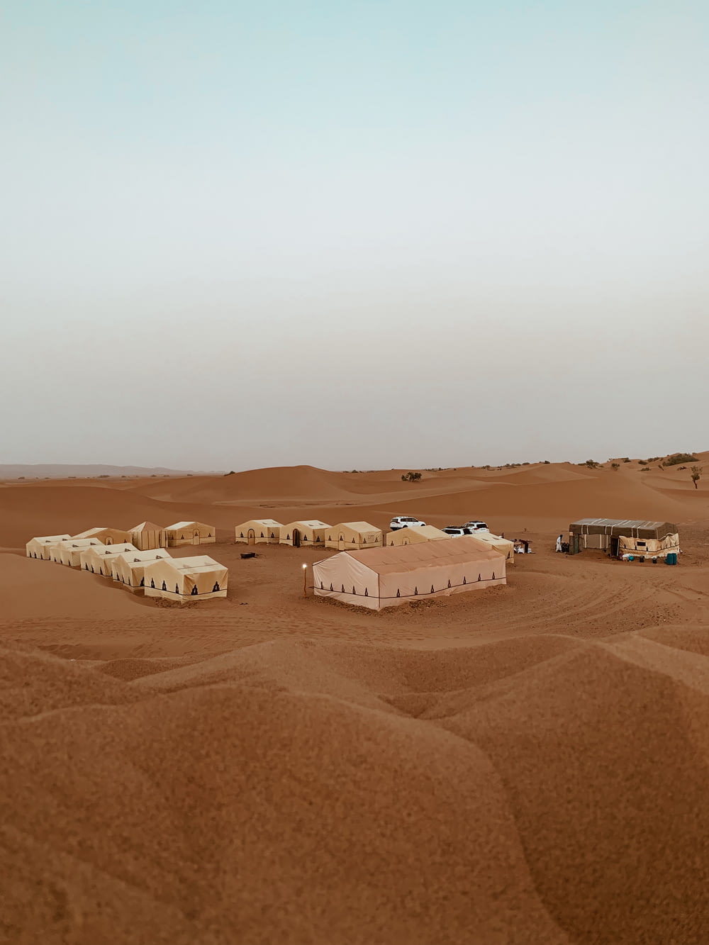 Maisons dans le désert
