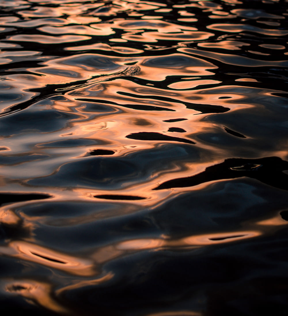 time lapse photography of rippling water