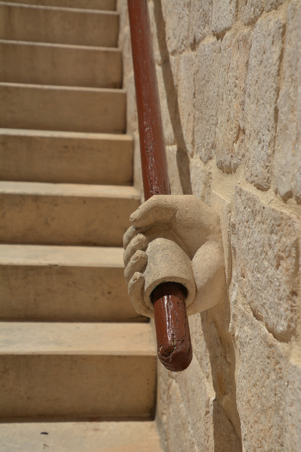 hand stair handrail