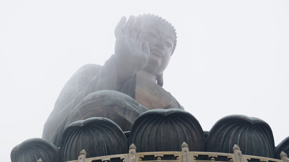 Buddha-Statue aus Beton