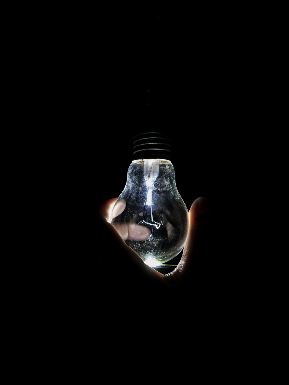 lighted bulb