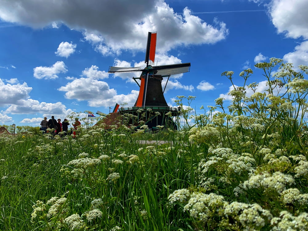 windmill during daytime