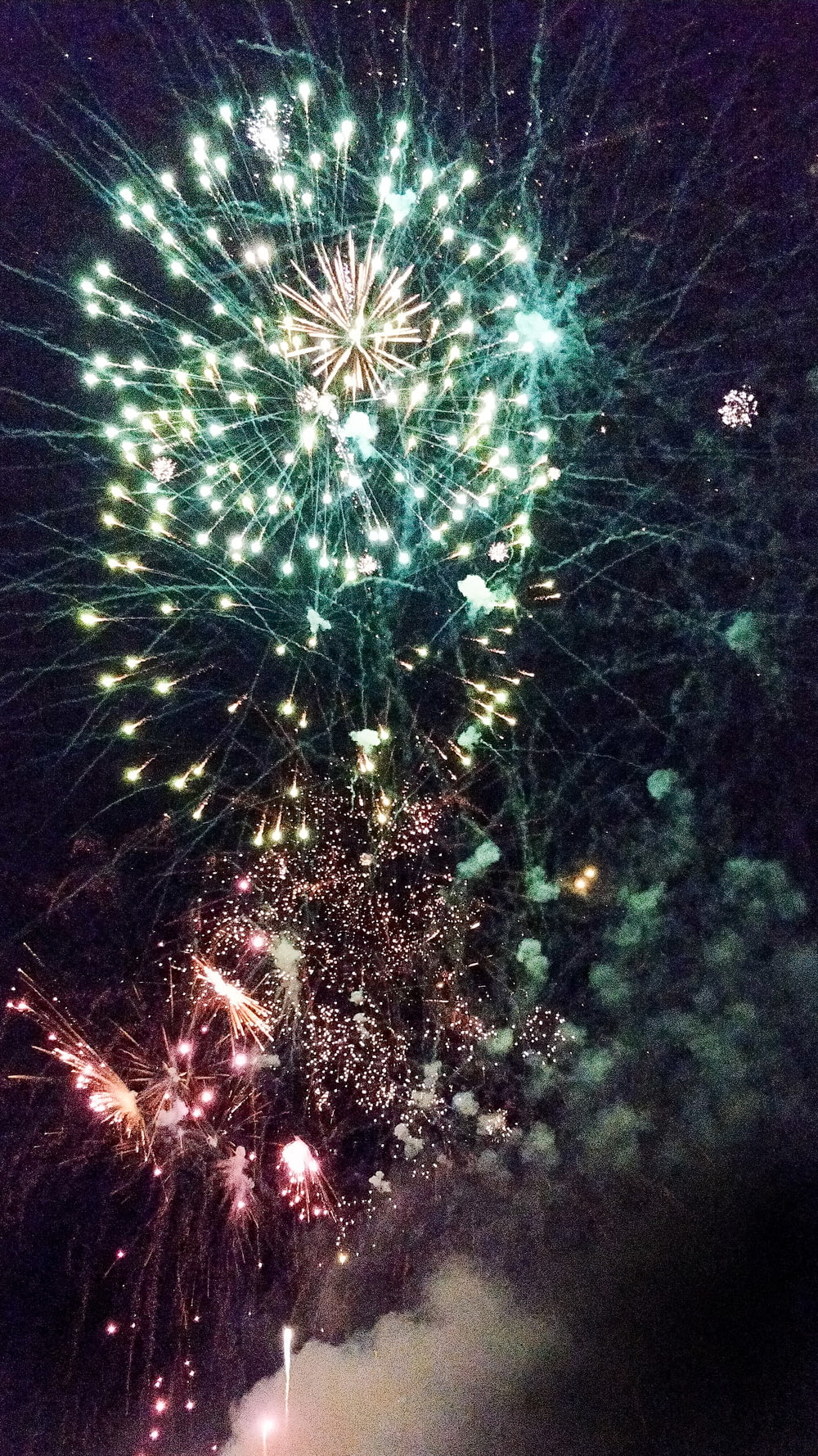 fireworks display during nighttime