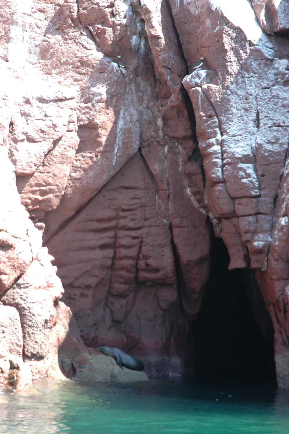 grey cave during daytime