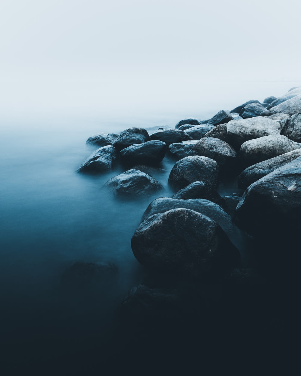 rocks near body of water