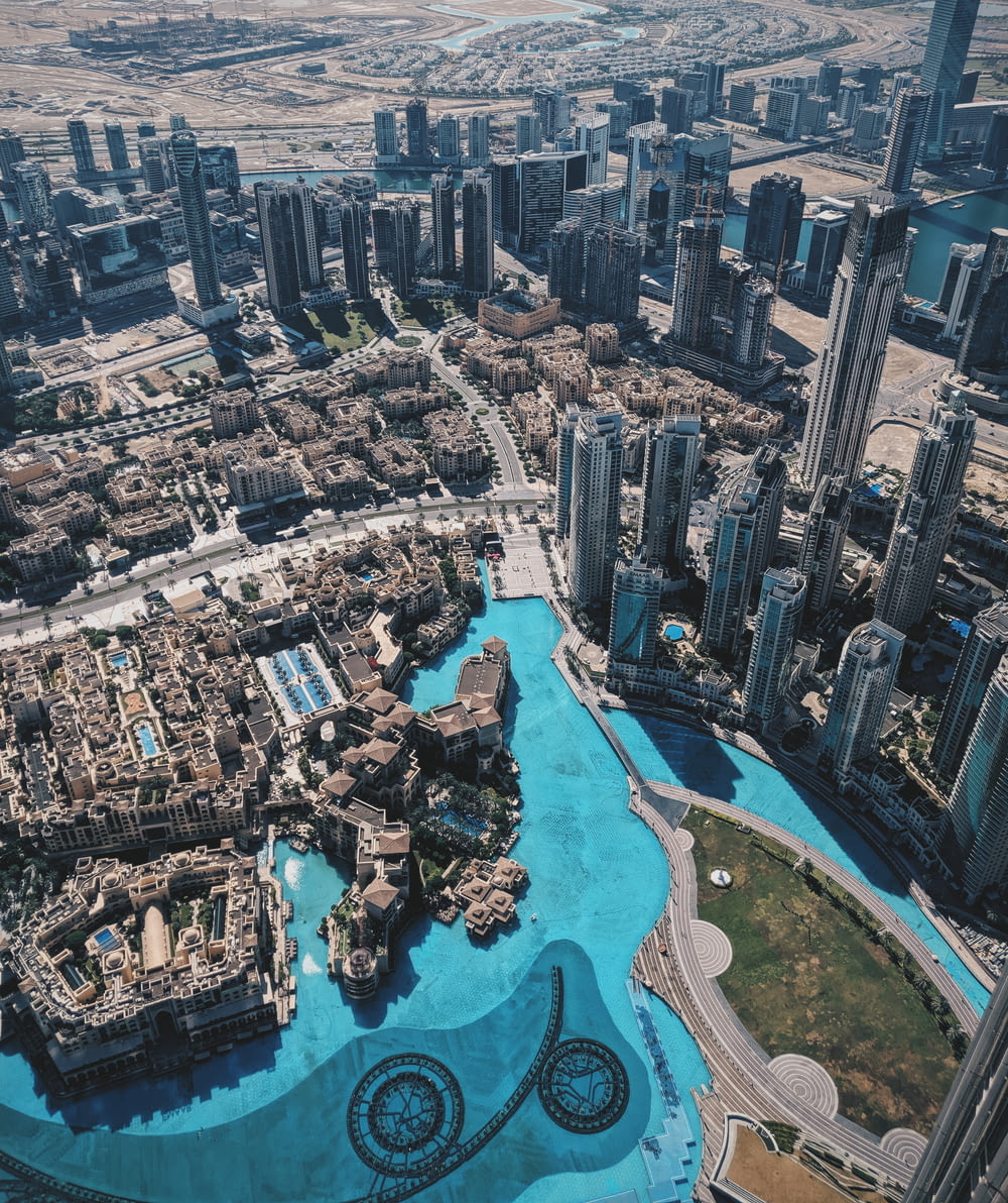 aerial photography of Dubai City during daytime