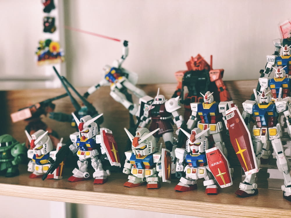 assortiti Gundam giocattolo collezione lotto