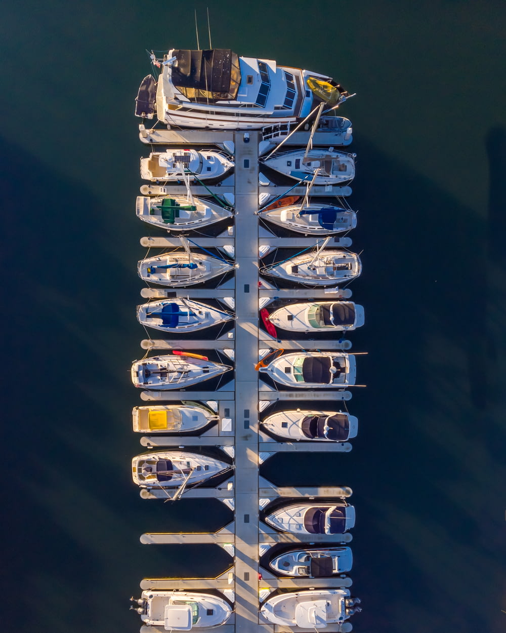 boats on sea dock