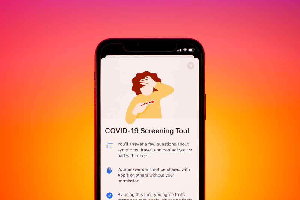 Das COVID-19-Screening-Tool von Apple
