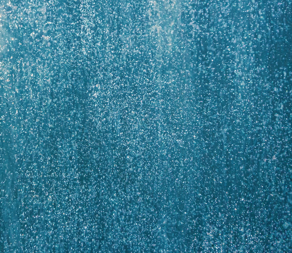 Textil de vellón azul y blanco