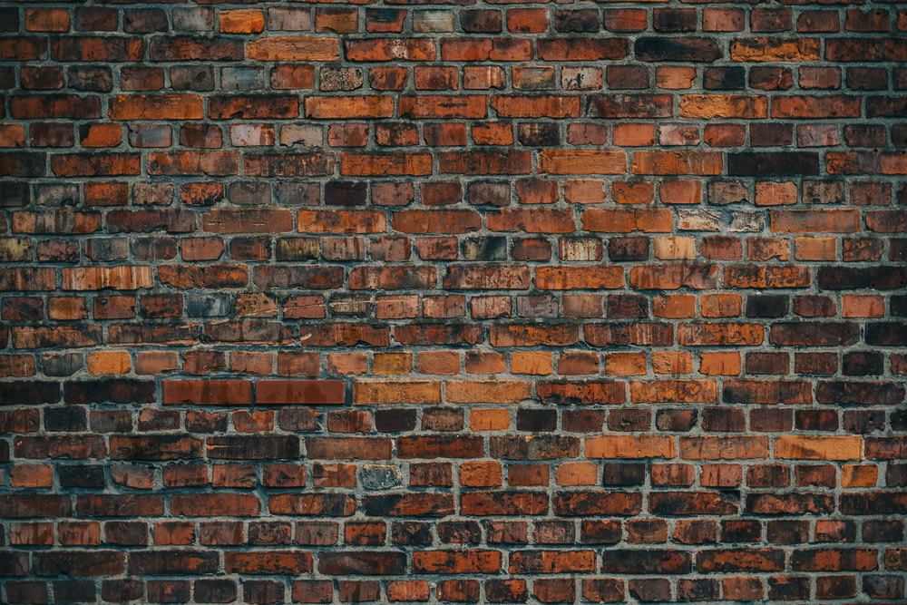 brown and black brick wall