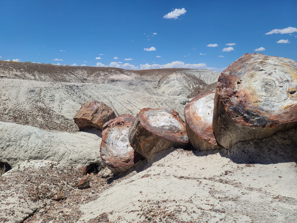 brown and gray rock formation under blue sky during daytime