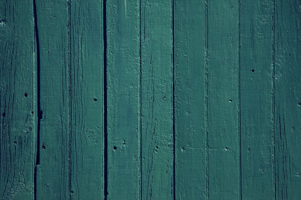 Mur en bois vert pendant la journée