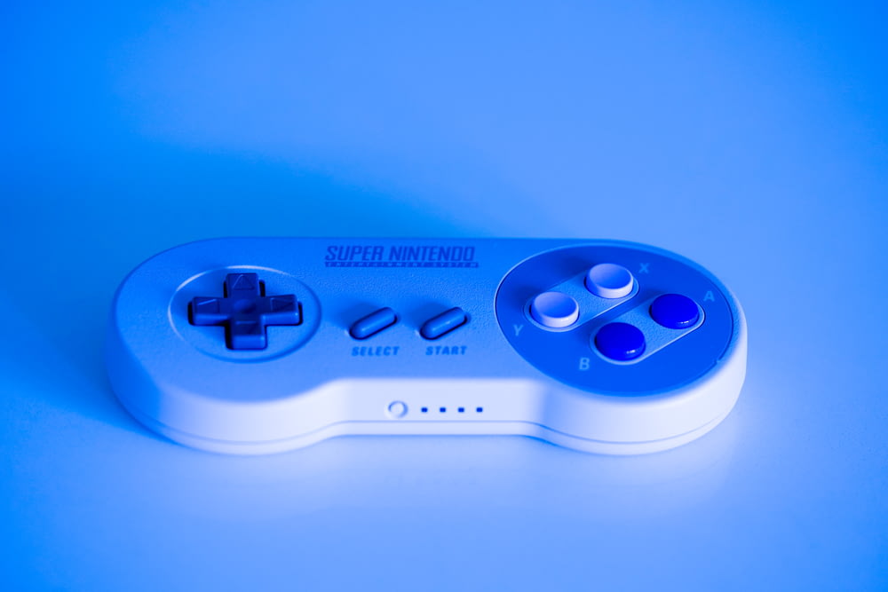 Manette de jeu Sony PS 4 bleue