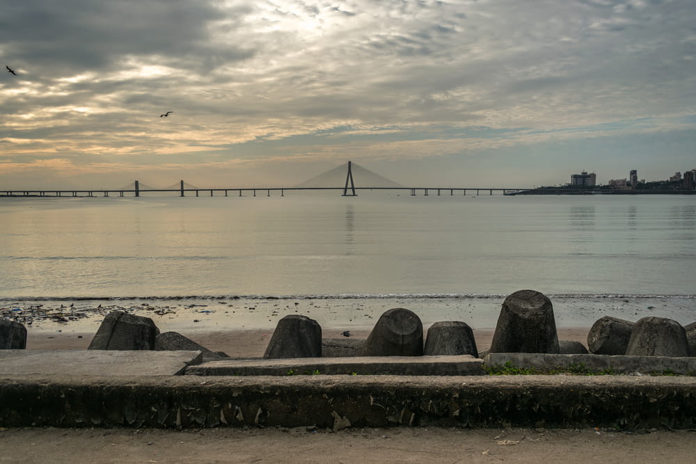 bridge over the sea during daytime