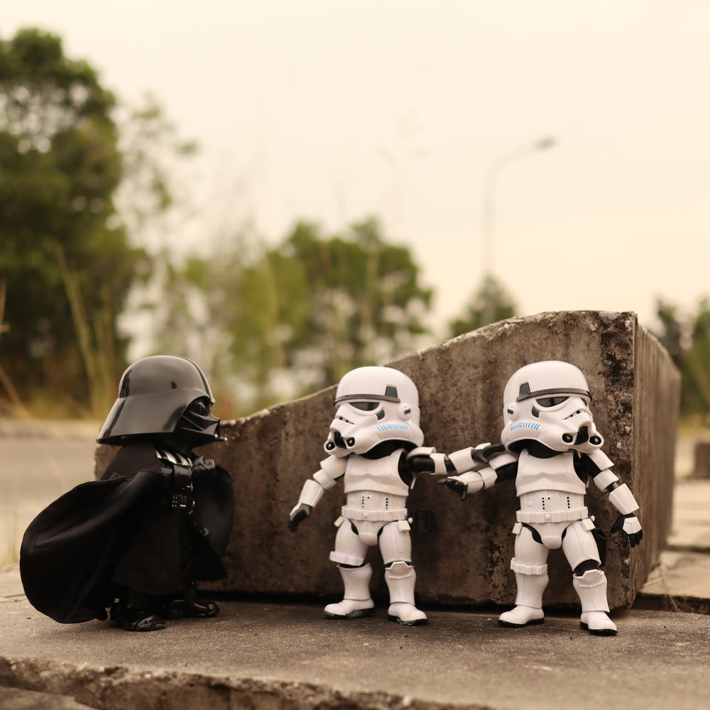 2 Star Wars Storm Trooper Spielzeug