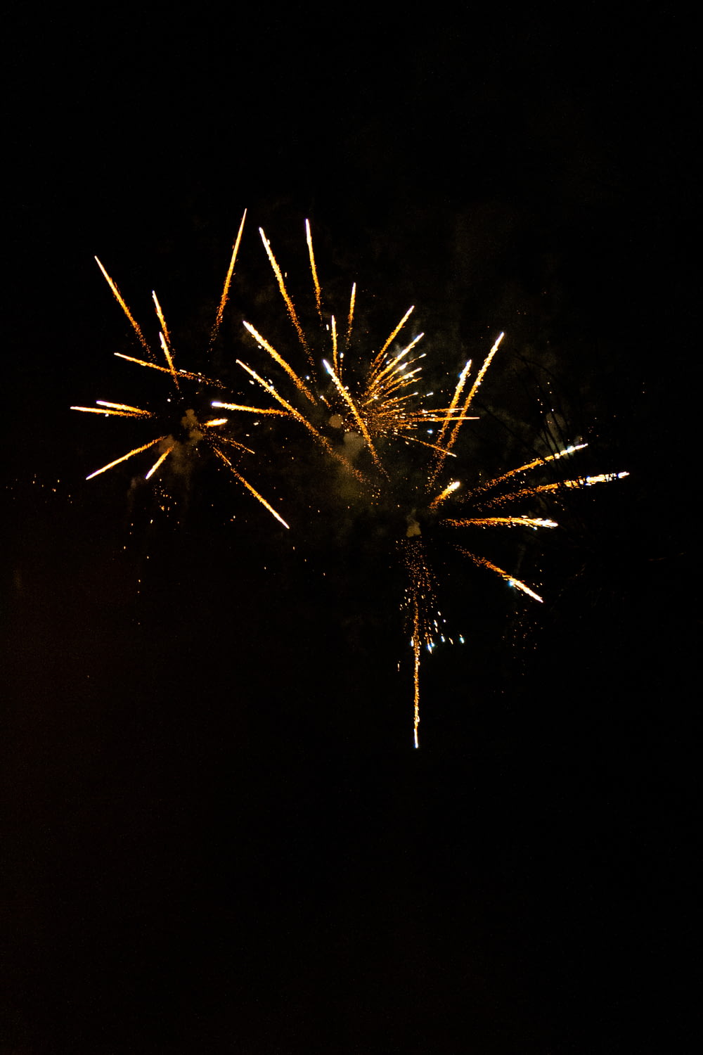 red and white fireworks during nighttime
