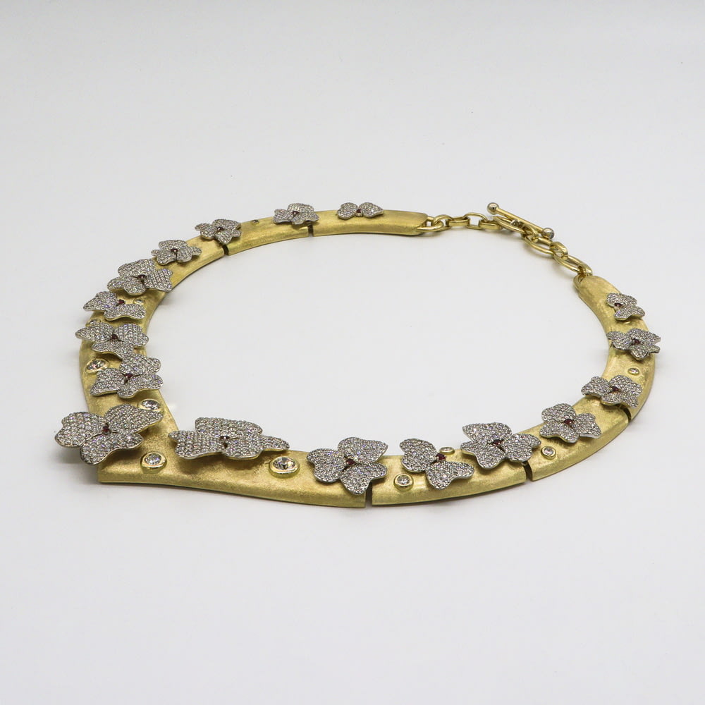 gold and silver beaded bracelet