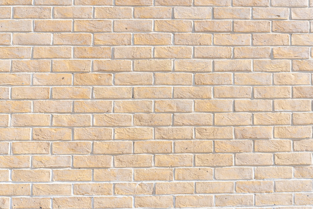 brown and white brick wall