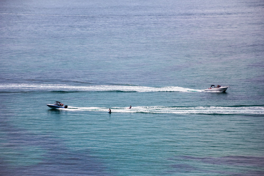 person surfing on sea during daytime