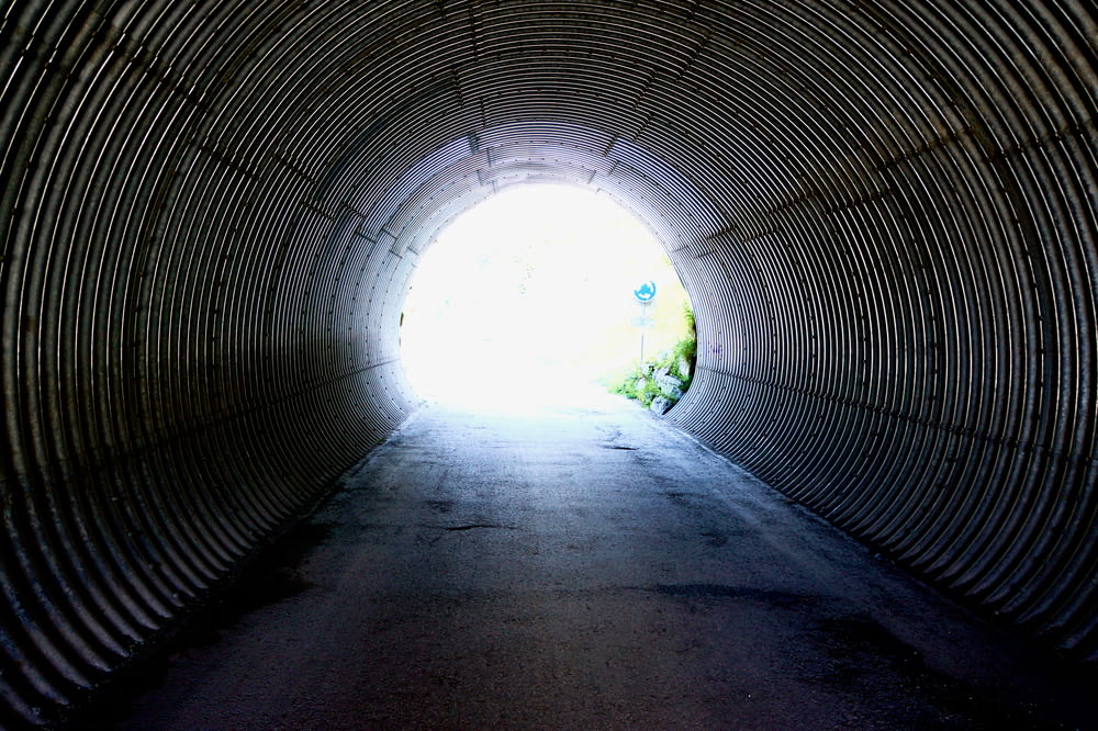 tunnel with tunnel during daytime