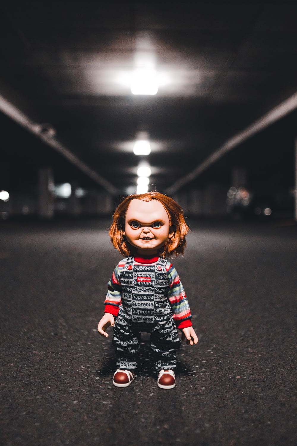 a doll with a creepy look on its face