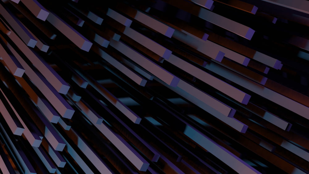 a purple and black abstract background with lines