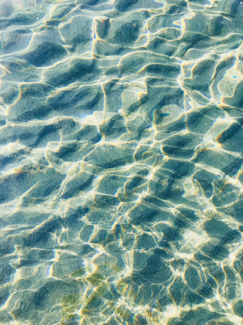 a close up of a body of water with ripples