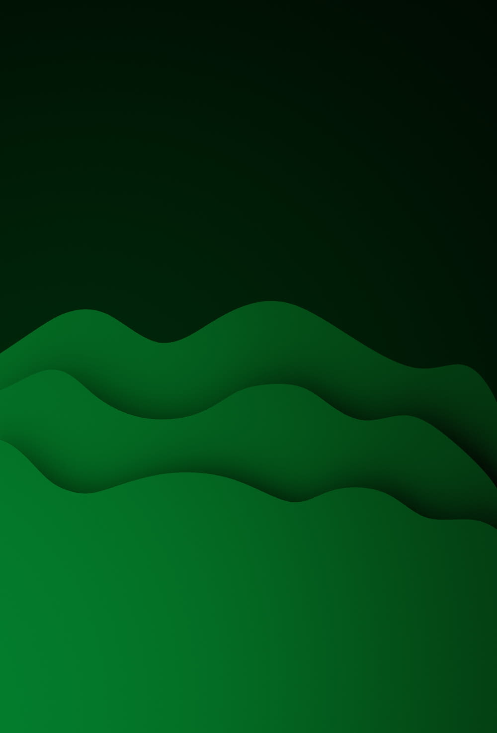 a green abstract background with wavy shapes