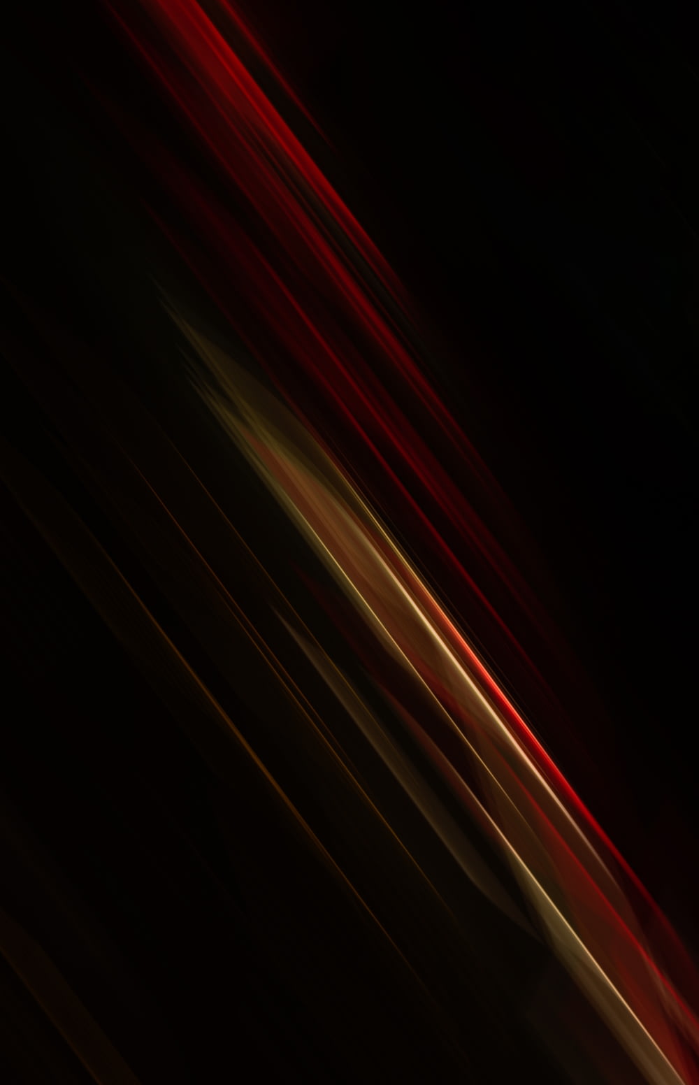 a black background with red and yellow lines