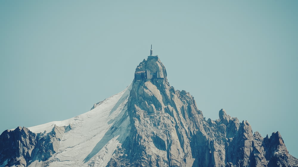 a building on top of a mountain