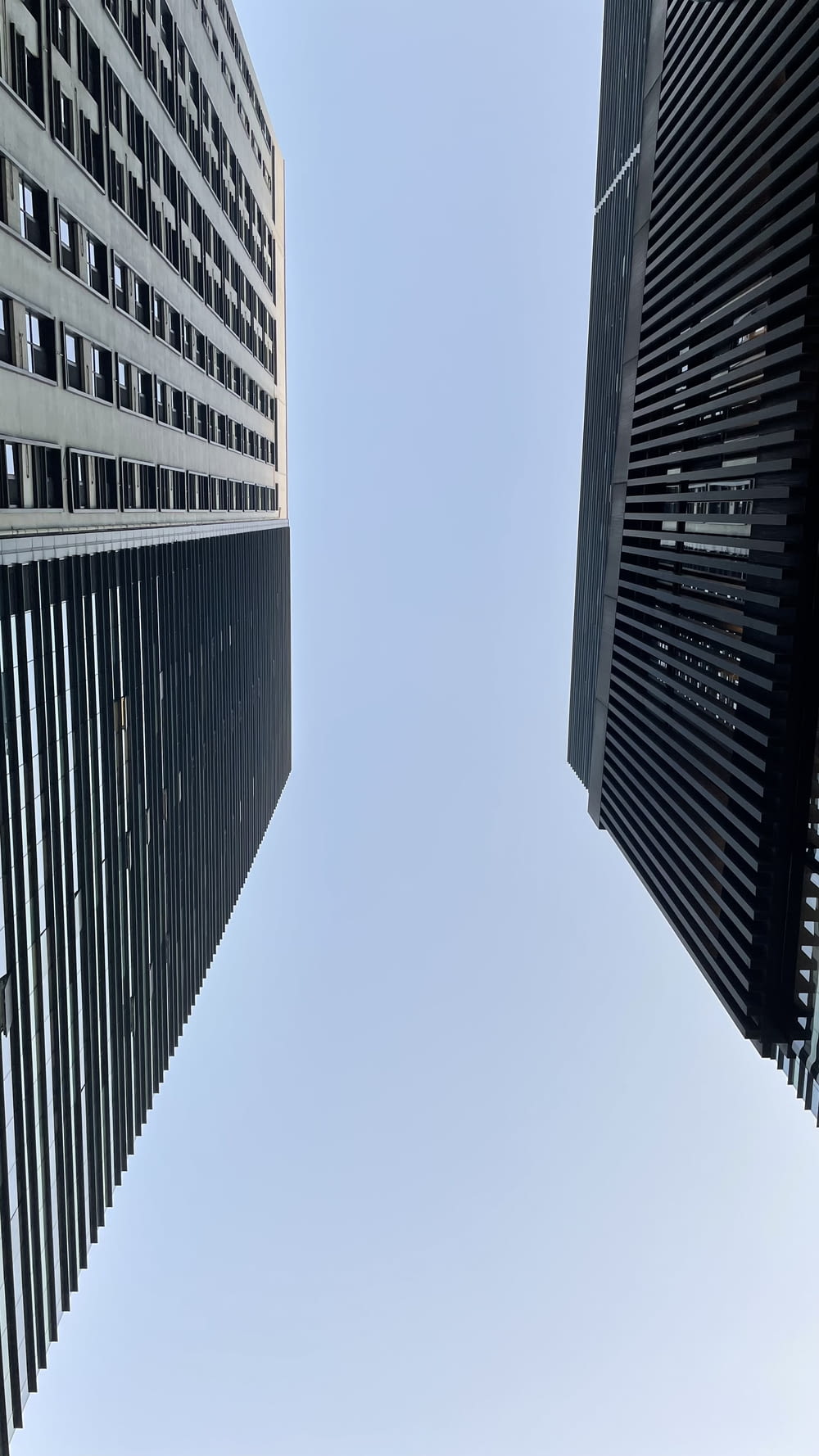 a few tall buildings