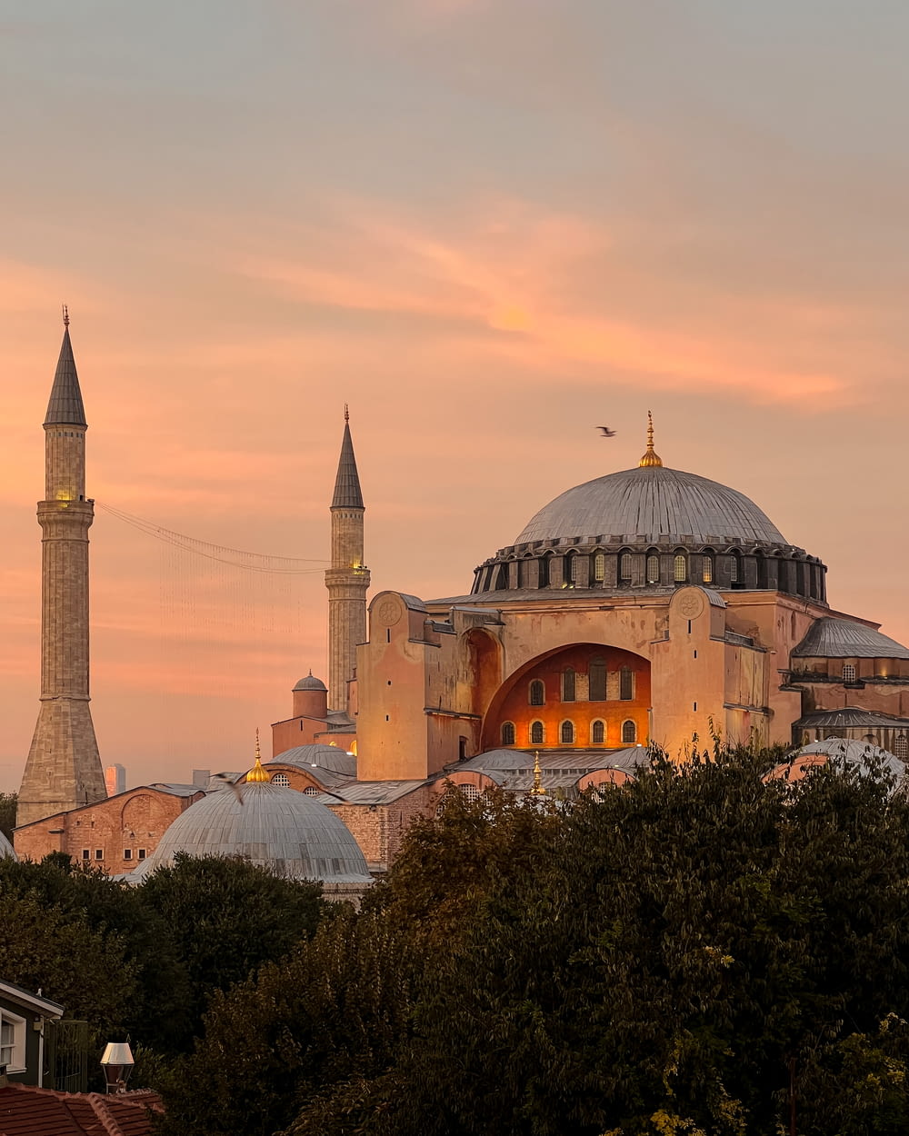 a large building with Hagia Sophia