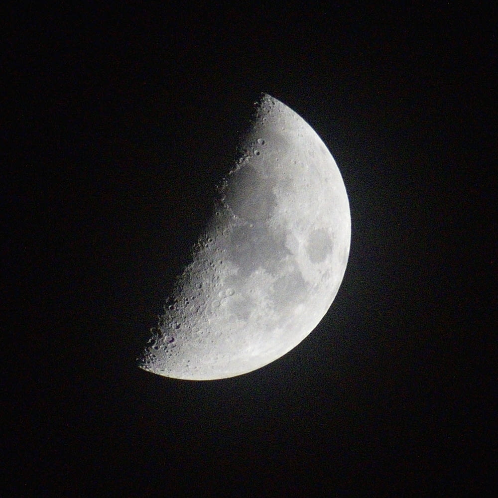 a close up of the moon