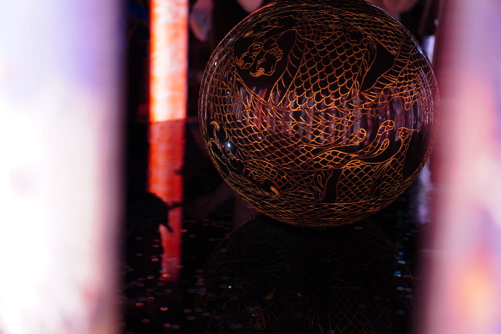 a close-up of a ball