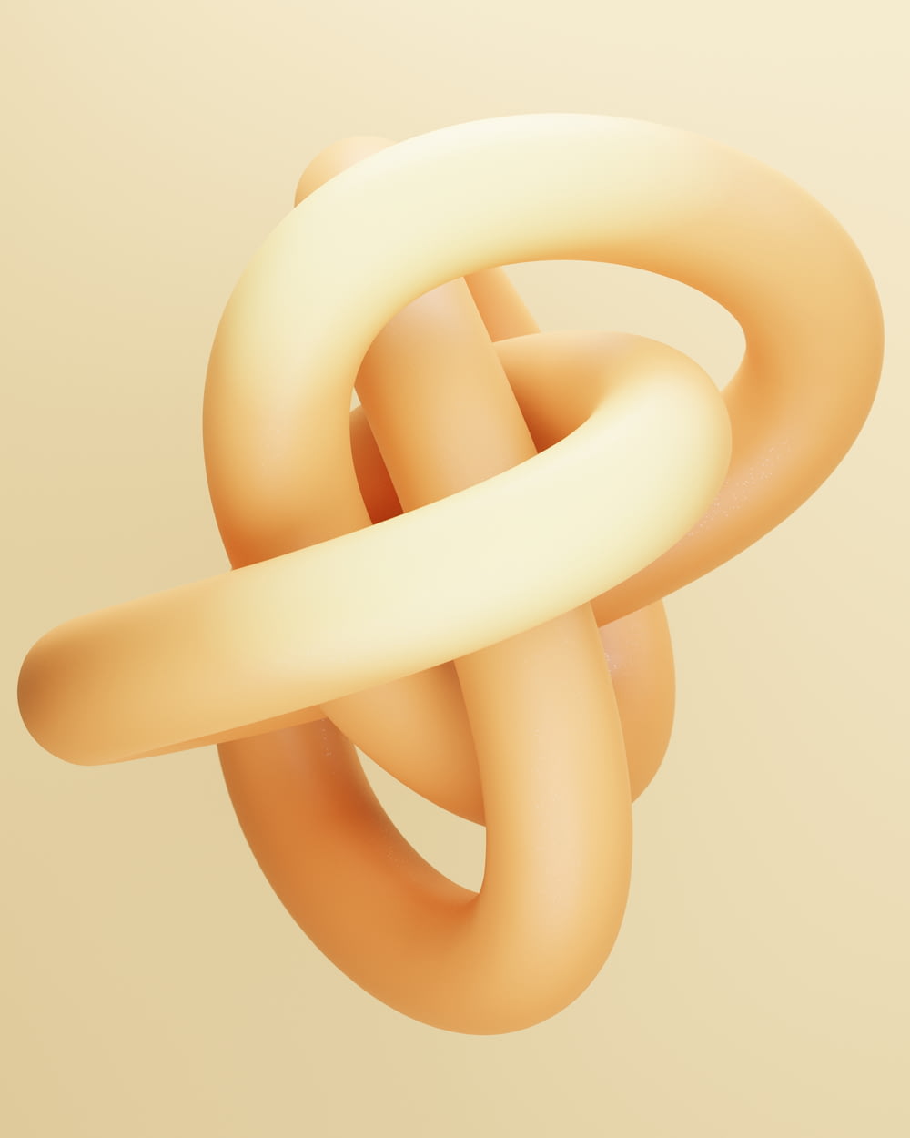 Una imagen abstracta de un nudo en forma de círculo