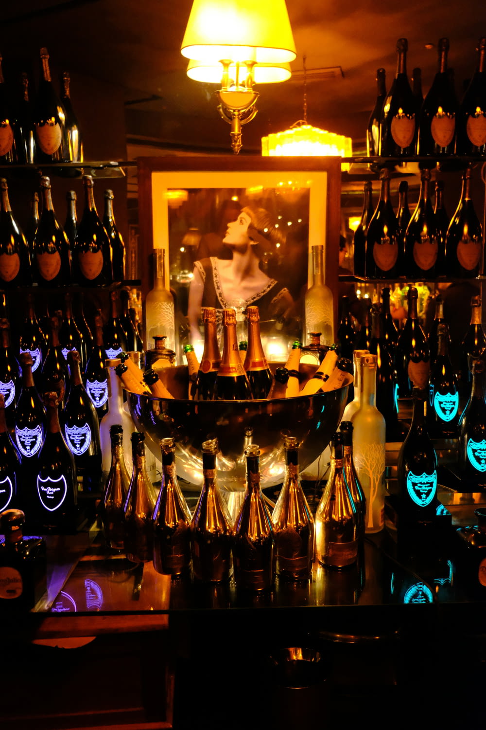 a room filled with lots of bottles of wine