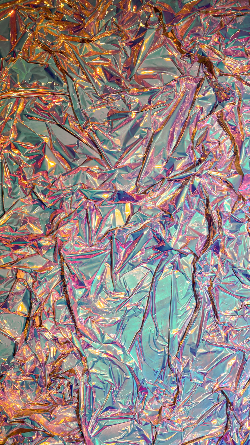 an abstract painting of blue, purple, and pink colors