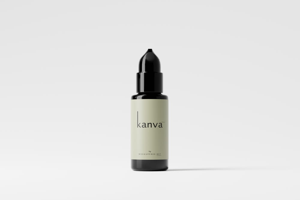 a bottle of karvea on a white background