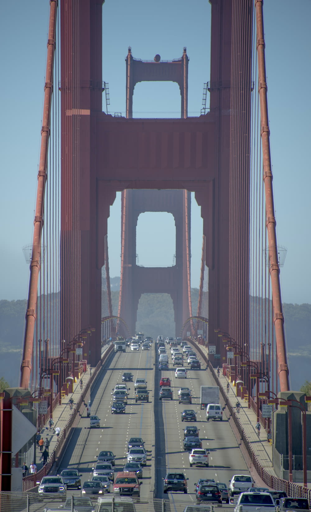 a view of the golden gate bridge from a distance